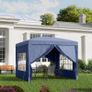 3 x 3(m) Pop Up Gazebo, Water and UV Resistant Image 2