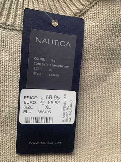 Mens Nautica  Jumper Xl