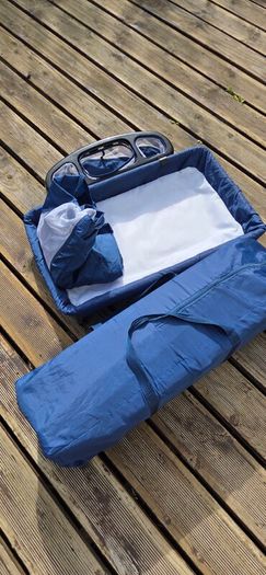 2 tier Travel cot with changing table. excellent condition.