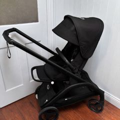 Bugaboo Dragonfly Black With Raincover Buggy Pram