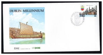 1988 Ireland Dublin Millennium Commemorative Stamp An Post First Day Cover (FDC)