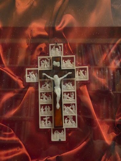Vintage Framed Stations of the Cross