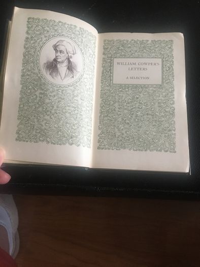 William Cowper's Letters.  A Selection