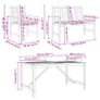 Garden Dining Set Image 9