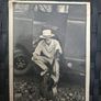 Vintage Bob Dylan black and white framed postcard with inscription Image 5