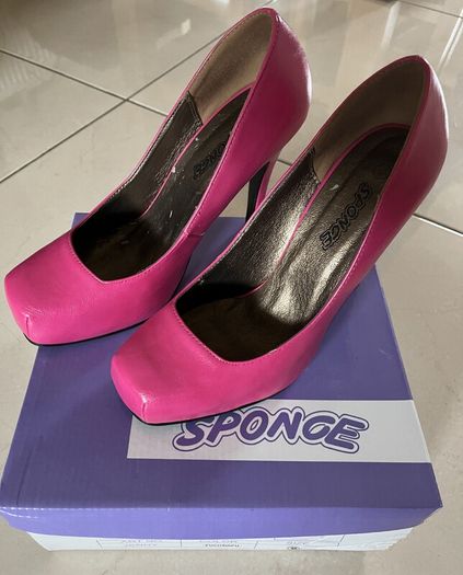 Pink High Heel Ladies Shoes
