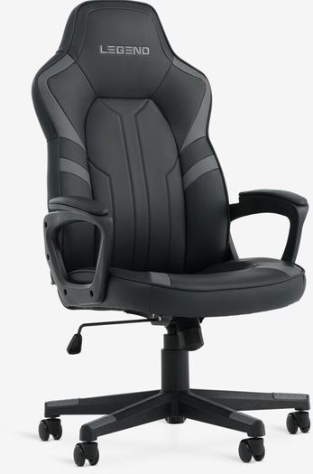 Office/Gaming Chair | Black faux leather | Brand new