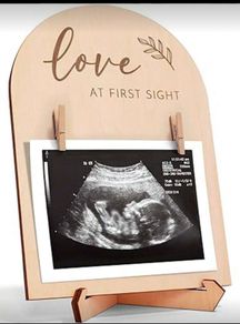 Coming baby photo frame