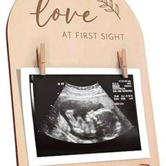 Coming baby photo frame