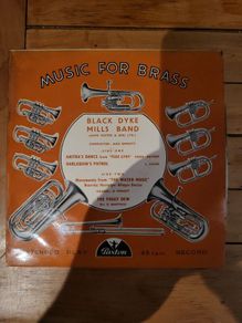 Music For Brass Black Dyke Mills Band 7 inch EP Paxton