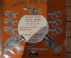 Music For Brass Black Dyke Mills Band 7 inch EP Paxton