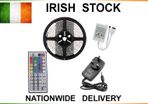 5M SMD 5050 RGB 300 LED Strip Waterproof + Power supply + Remote