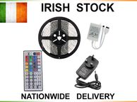 main image for ad 5M SMD 5050 RGB 300 LED Strip Waterproof + Power supply + Remote