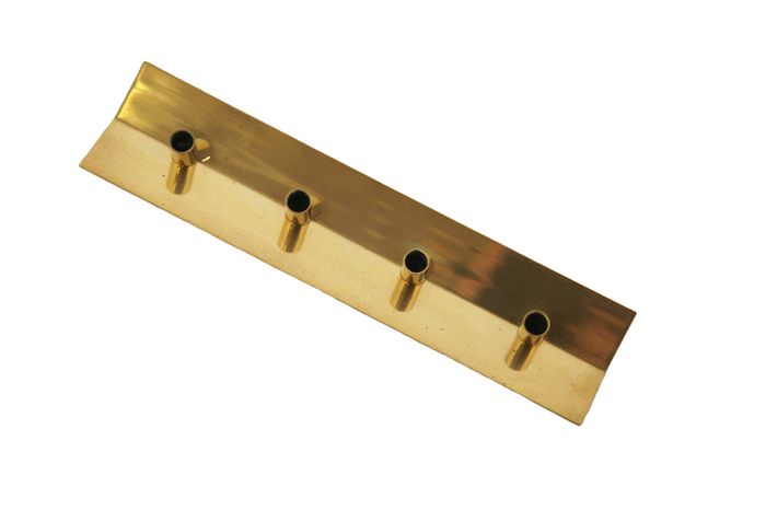 Vintage Brass Candelabra, Model Profile by Pierre Forsell for Skultuna, 1960s
