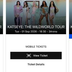 2x standing Katseye tickets