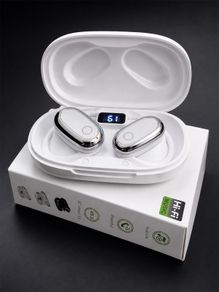 Open Ear Wireless Earbuds Bluetooth 5.3 Sport Headphones LED Display Ear Hook