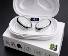 Open Ear Wireless Earbuds Bluetooth 5.3 Sport Headphones LED Display Ear Hook