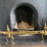Vintage Brass Fireside Companion Set Fireplace Tools Image 2