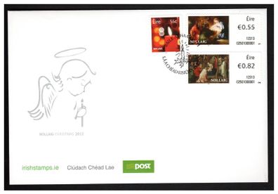 2012 Ireland Christmas Commemorative Stamps An Post First Day Cover (FDC)