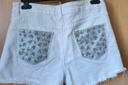 Jeans shorts size small Large