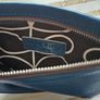 NEW Orla Kiely Leather Wristlet Flat Purse Image 4