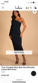 women beautiful dress Lulus Brand New size M dark green