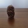 Wooden owl figurine Image 3