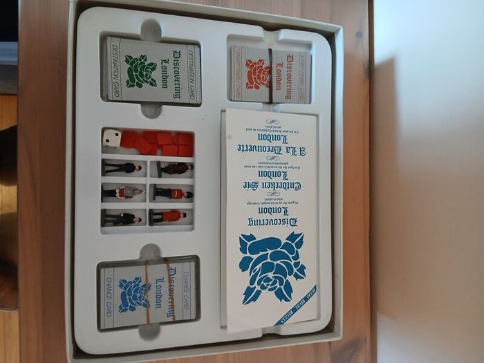vintage discovering london board game