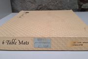 Vintage Cloverleaf table mats 70s