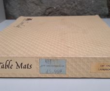 Vintage Cloverleaf table mats 70s
