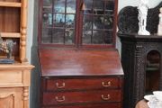 Superb Edwardian Mahogany Bureau Bookcase