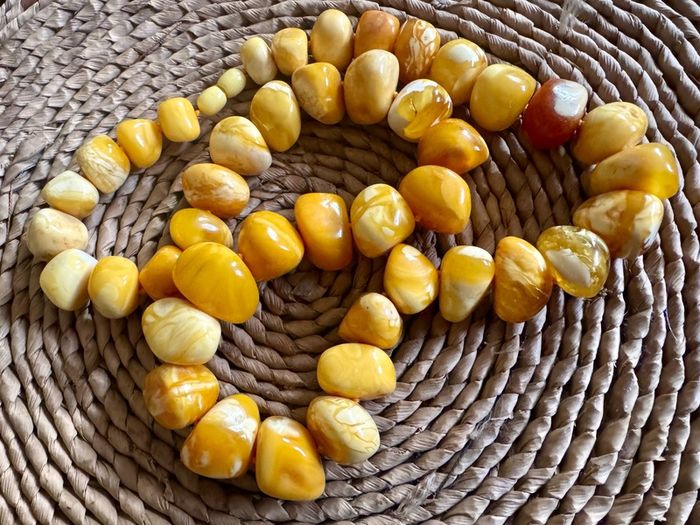 Natural Baltic Amber Necklace (22 Inches)