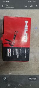 Hilti HDM chemical anchor Gun