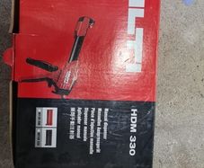 Hilti HDM chemical anchor Gun