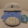Squishmallows Samir the Blue Whale with Bucket Hat,  NEW WITH TAGS Image 2