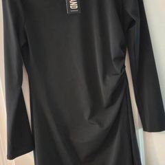 River island black mini dress