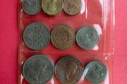 England Coin Set  1953  Q 11.  Coronation Set 9  Coin  Selection  Set. In  Sealed Plastic  Case