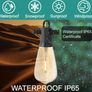 Outdoor LED String Lights Mains Powered, 25FT ST38 Garden String Lights, 12+1Pcs Vintage Bulbs(1 Spare), Waterproof IP65 Patio Festoon Lights for Backyard (25FT, 50FT AVAILABLE) Image 2