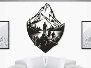 wall art 3d printed picture frame, Lake view, Mountain View, Birds, Fishing, Marvel, DC etc.