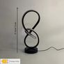 2 Unique Spiral-designed Desk Lamps with USB-powered Three-color Adjustable Warm and Romantic LED Lights, Suitable for Bedroom, Living Room, Study, and Hotel Room Bedside Decoration Image 6