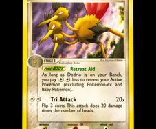 Dodrio 21/112 Non Holo Rare EX FireRed & LeafGreen Pokemon Card 2004 Vintage