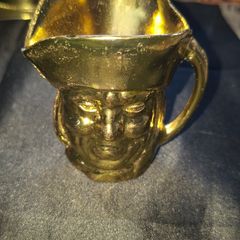 Beautiful Old Brass Toby Jug, Postage Available,
