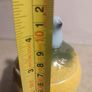 Vintage Anthropologie Porcelain Lemon Sugar Bowl Jam Pot Applied Bluebird Handle Image 2