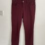 jeans burgundy straight leg jeans size 10 Image 5