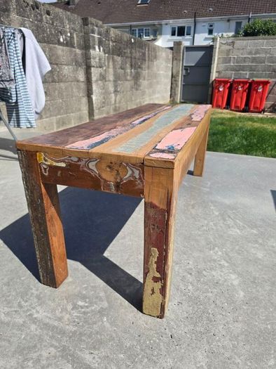 Home Street Home sand wood dining set