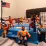 WWF Hasbro ring, 1 boxed used and 1 loose used + figures Image 3