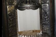 Edwardian cast iron fireplace insert
