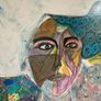 Original Abstract Painting abstract portrait contemporary portrait Image 8