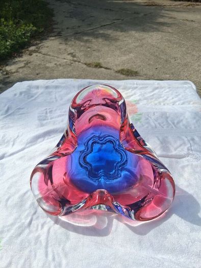 Joseph Hospodka Mid Century Glass Bowl