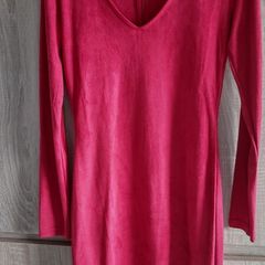 suede look marron dress cholker fitx xs-s